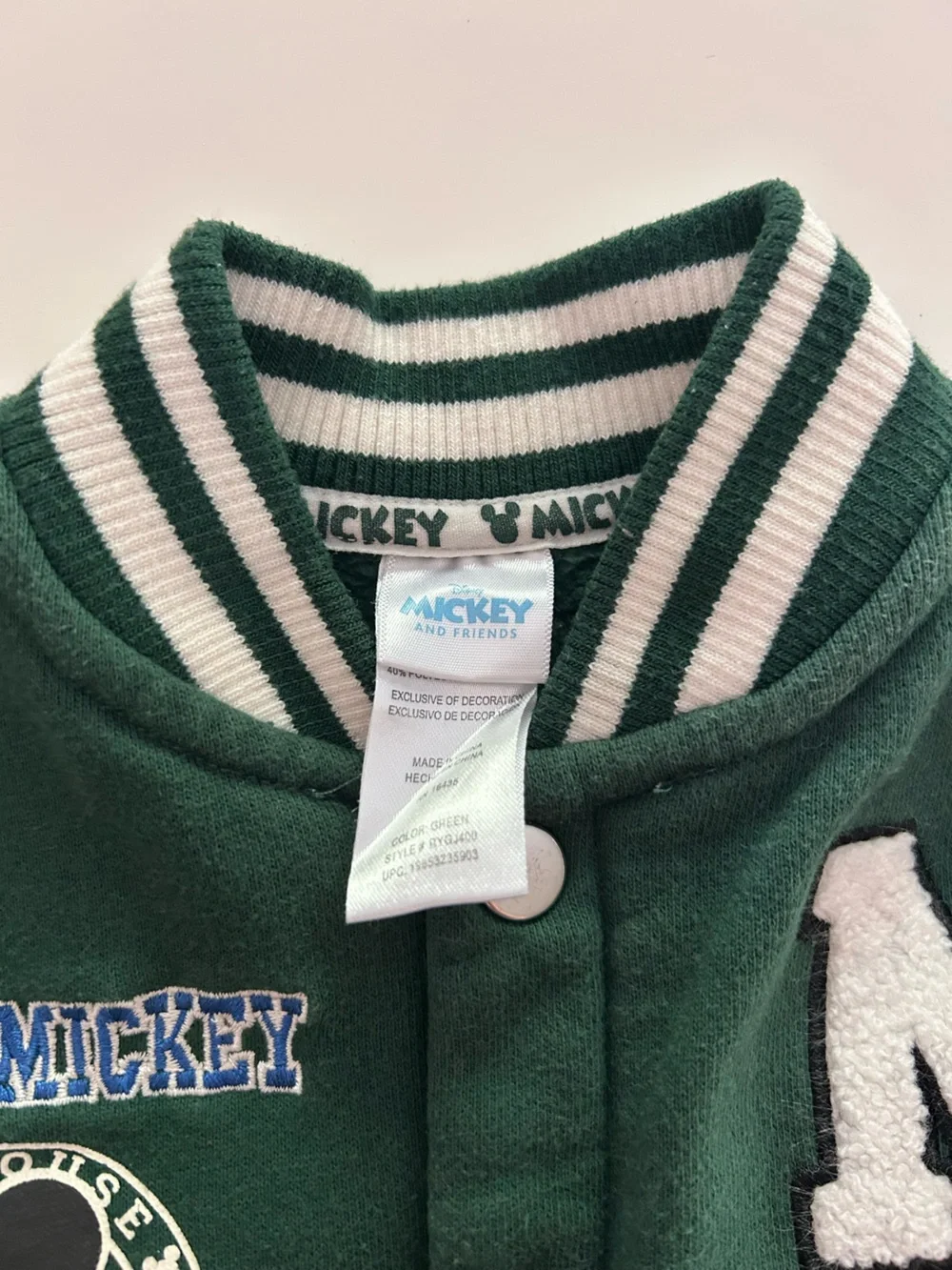 Disney Mickey Varsity Jacket